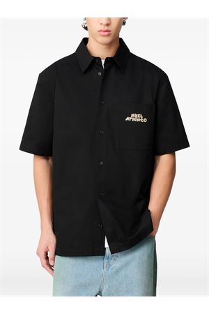 Camicia Drew in cotone nero AXEL ARIGATO | A3980001BLACK